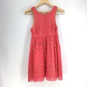 Free People Rocco Cutout Lace Crochet A-Line Dress